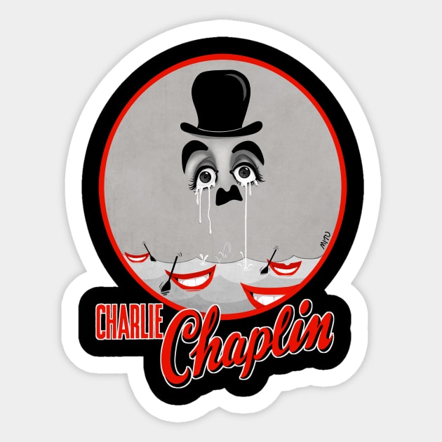 Charlie Chaplin Sticker by MituCartoon